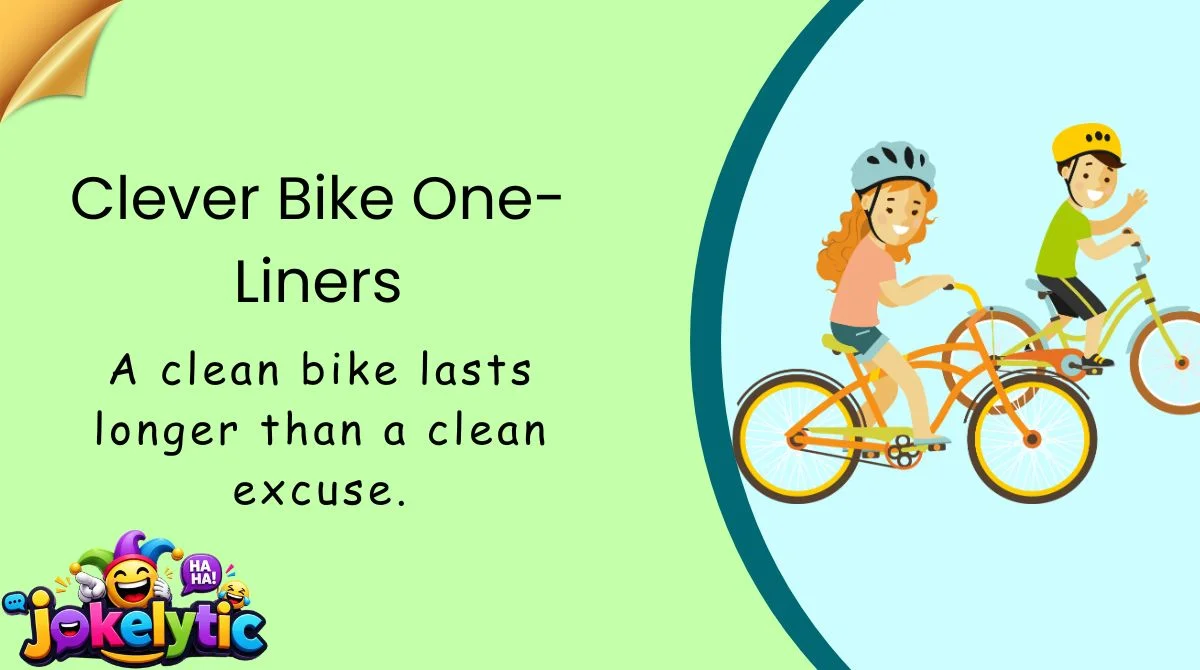 Clever Bike One-Liners