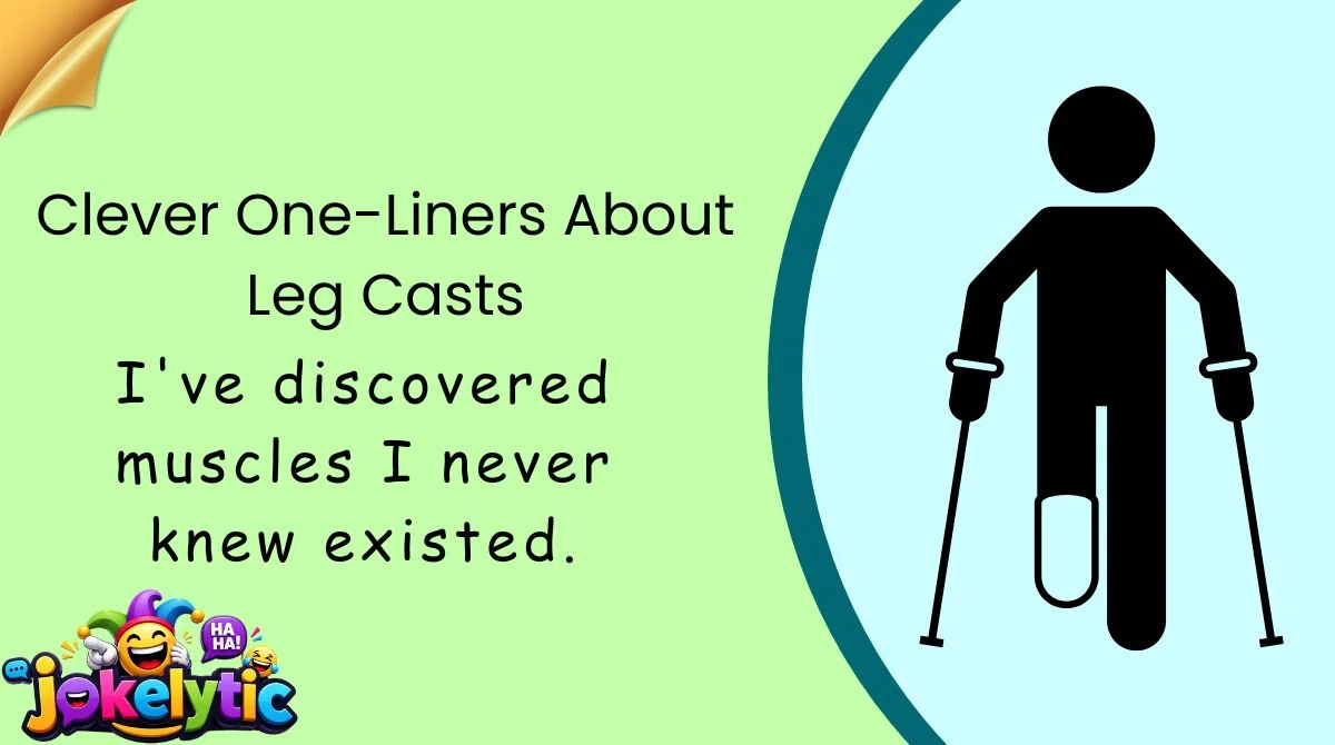 Clever One-Liners About Leg Casts