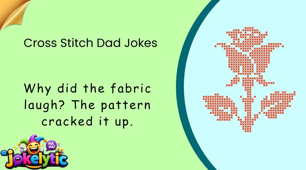 Cross Stitch Dad Jokes