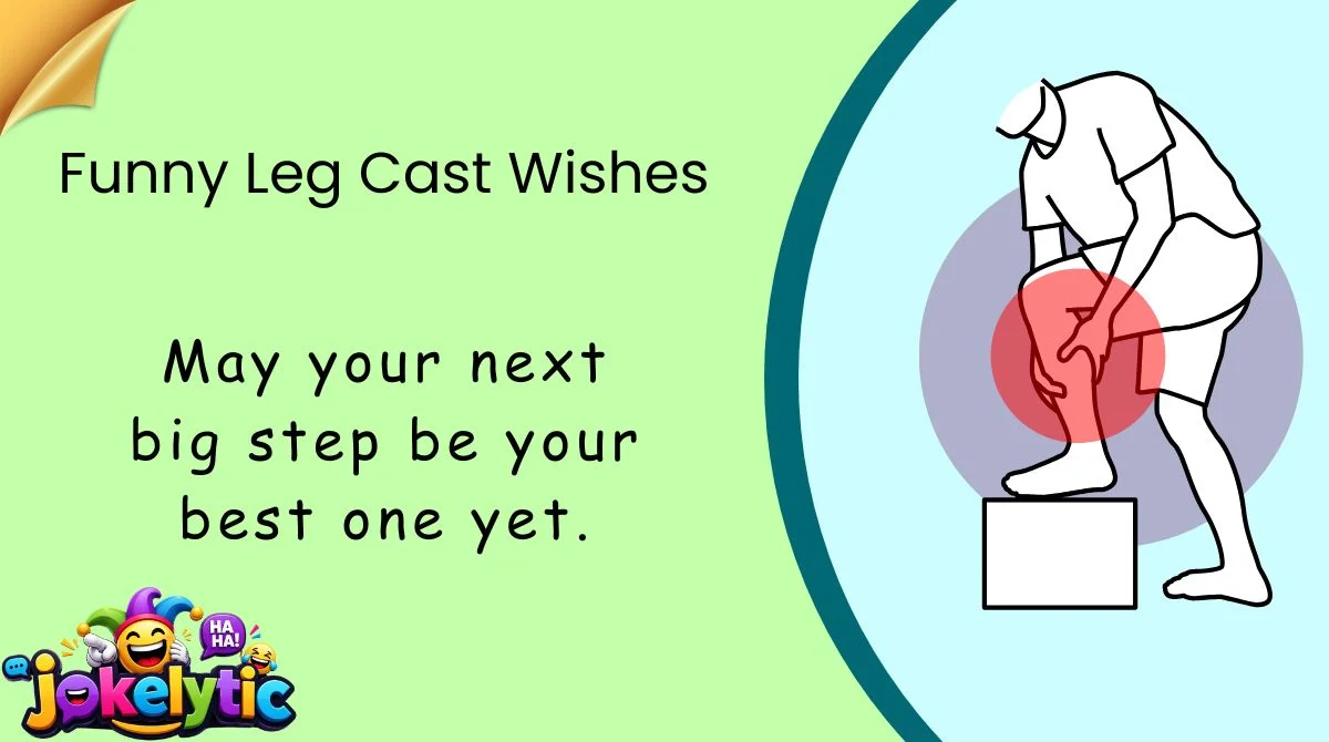 Funny Leg Cast Wishes