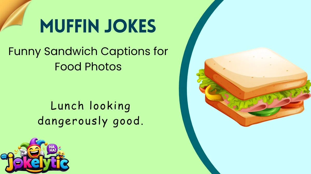 Funny Sandwich Captions for Food Photos