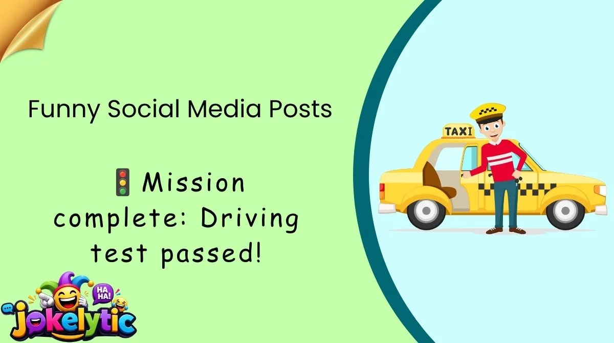 🚦Mission complete: Driving test passed!