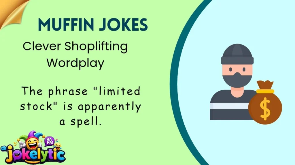 Clever Shoplifting Wordplay